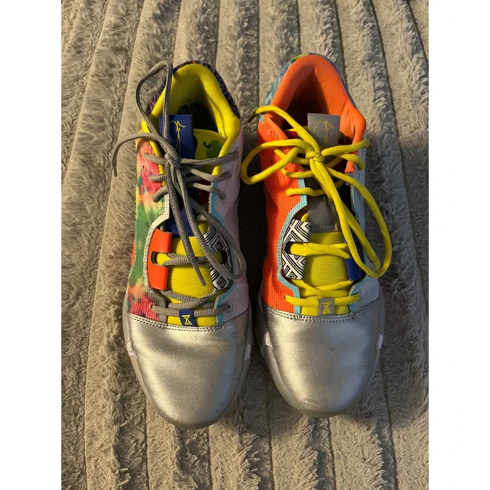 Nike PG 6 What The Paul George Silver Multi DH8446-101 Basketball Shoes Mens